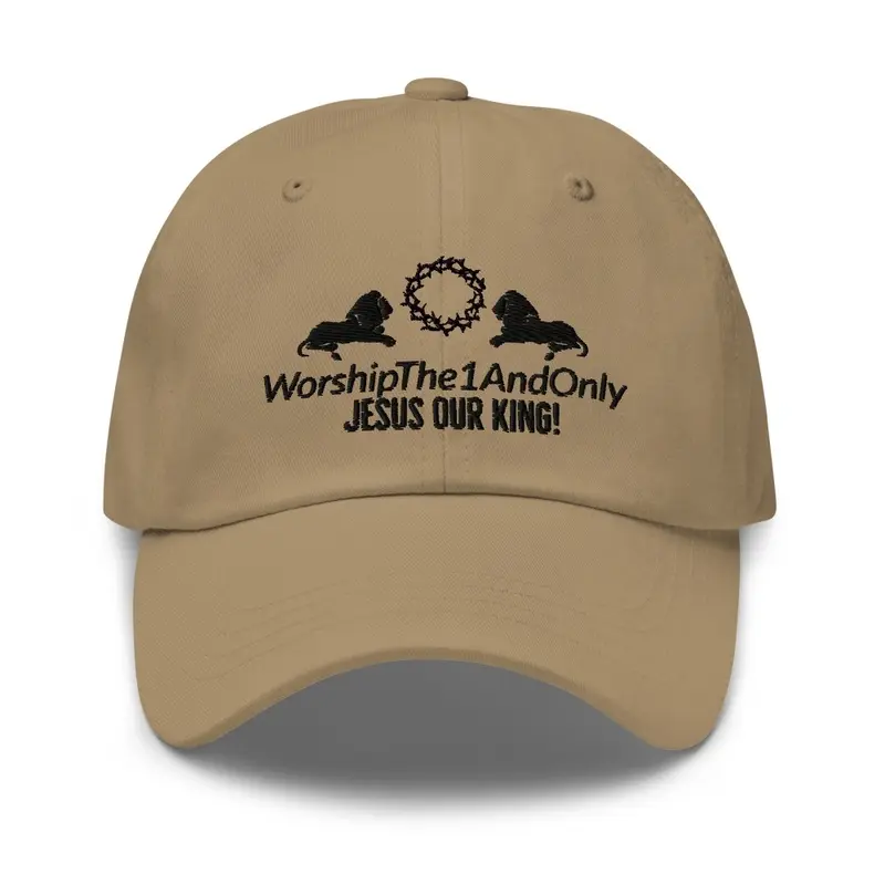 WorshipThe1AndOnly Jesus Our King Hat