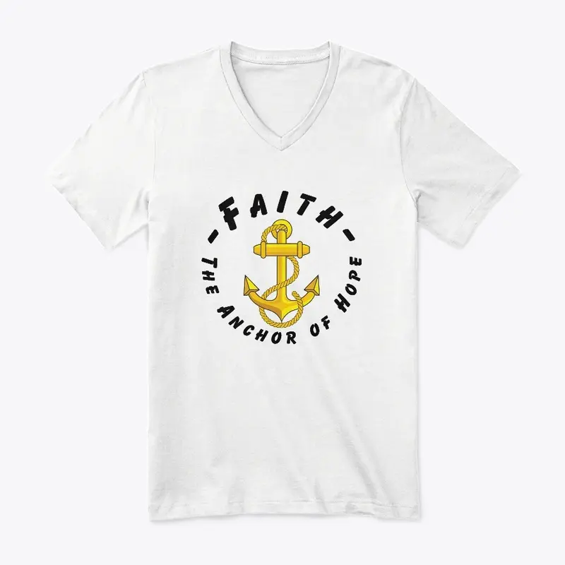 Faith The Anchor Of Hope V-Neck (W)